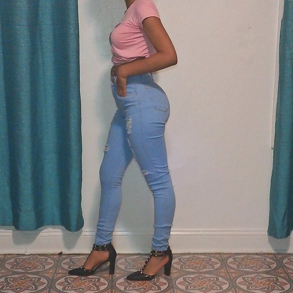 Colombian Skinny butt lifter jeans for women size 2-8, gift for her - Picture 2 of 15